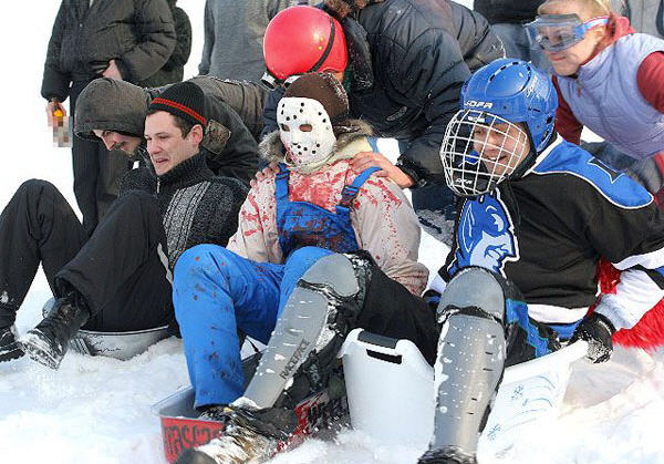 Зимние развлечения в России